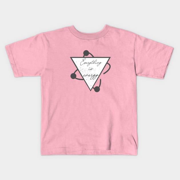 Everything is energy Kids T-Shirt by Roqson